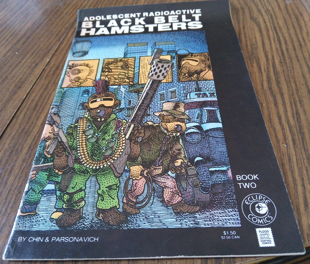 Adolescent Radioactive Black Belt Hamsters #2 Spring 1986 Eclipse Comics